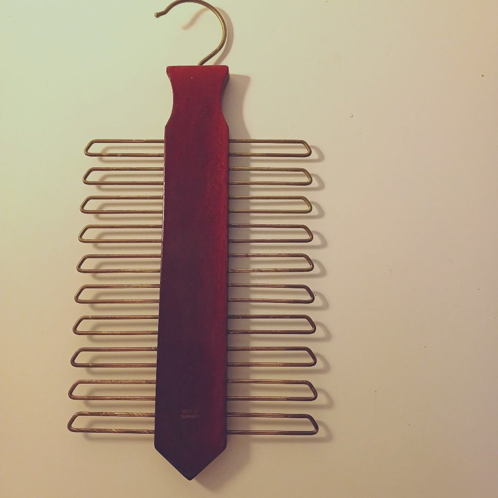 Tie Rack Wooden Made in Germany